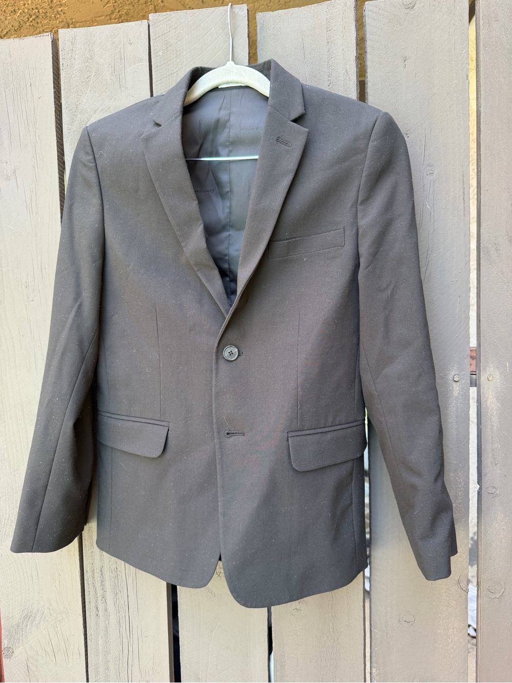Calvin Klein kids Black Single-Breasted Blazer